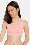 Zivame Girls Double Layered Non Wired Full Coverage Slip-on Beginner Bra (Pack of 2) - Multicolor — thumbnail 2